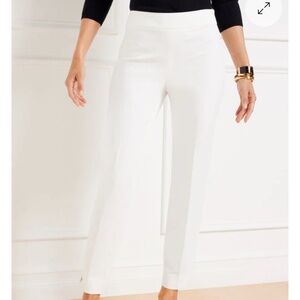 Talbots Chatham Ankle Pants in White, Size 10.